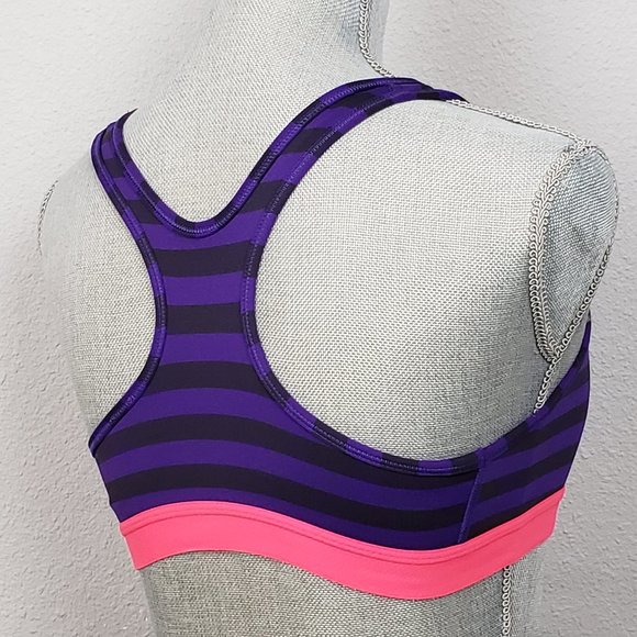 Nike Dri-fit sports bra striped size small - Picture 2 of 7